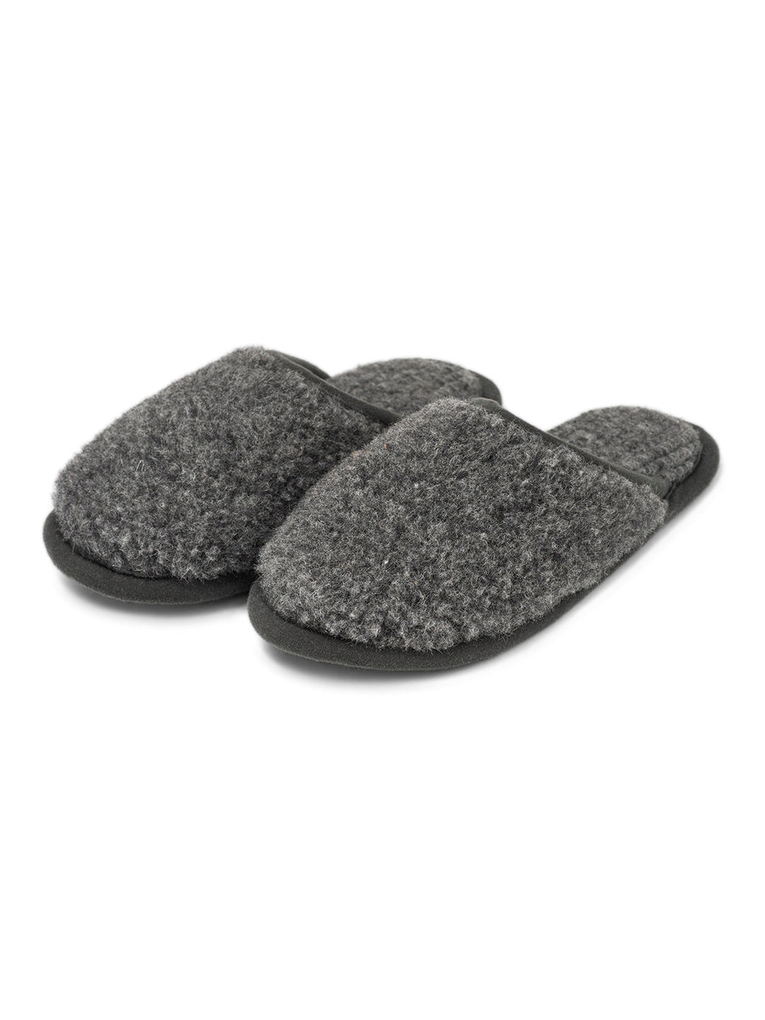 Pantofole in lana merino Granito